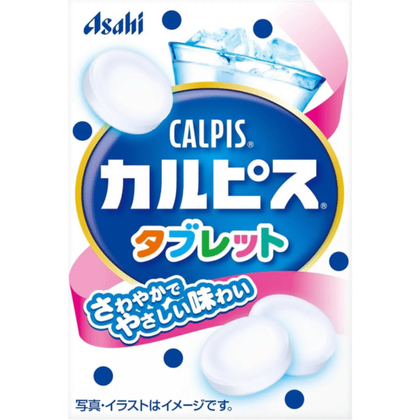 Caramelos en tableta Calpis de Asahi Group Food (caja pequeña) 27 g