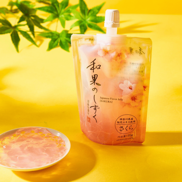 Gelatina con sabor japonés Fujisyo Waka Nosizuku Sakura