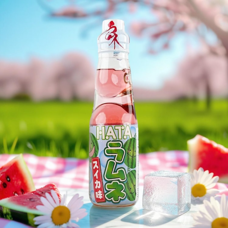 HATA RAMUNE DRINK WATERMELON 200ML Hata Ramune Drink Watermelon 200ml - Image 1
