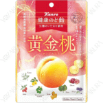 Pastillas para la tos Kanro Kenko Herb (melocotón dorado) 80 g