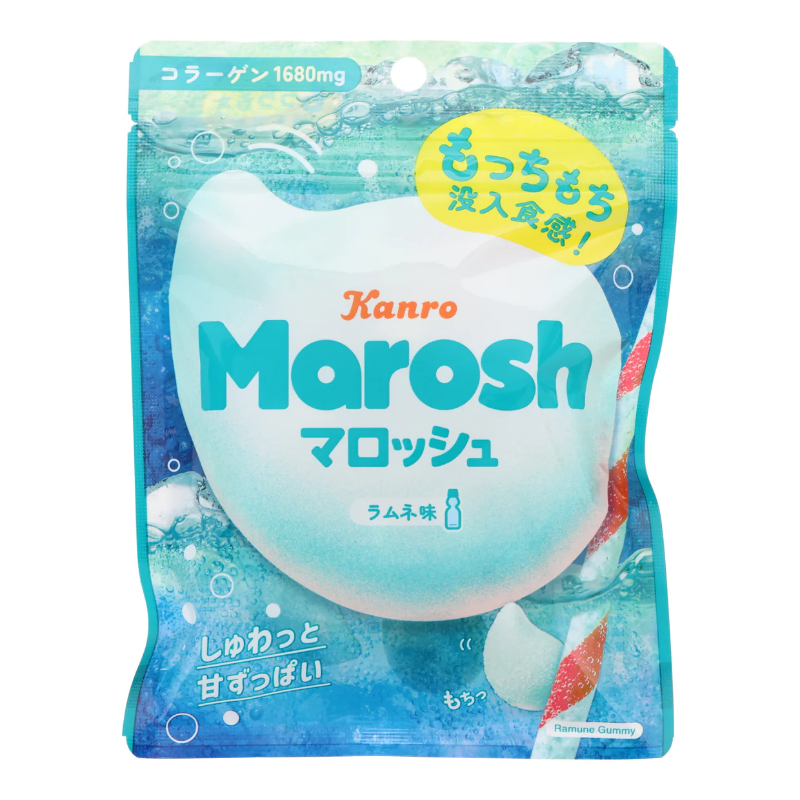 KANRO Marosh Marshmallow Ramune 50g Kanro Marosh Marshmallow (Ramune) - Image 1