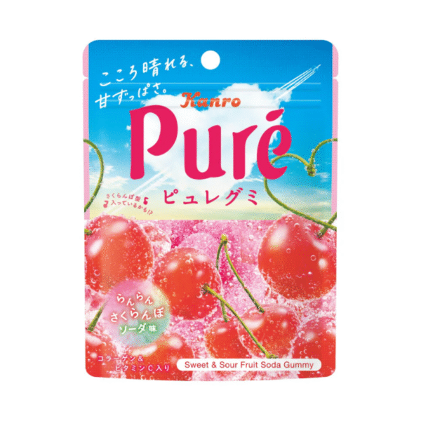 Kanro Pure Gummy (Cherry&Soda)