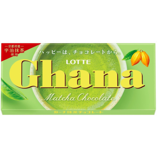 乐天加纳抹茶巧克力