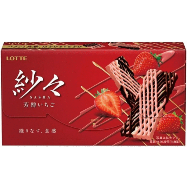 Lotte Sasha Chocolat Rich Strawberry 69g