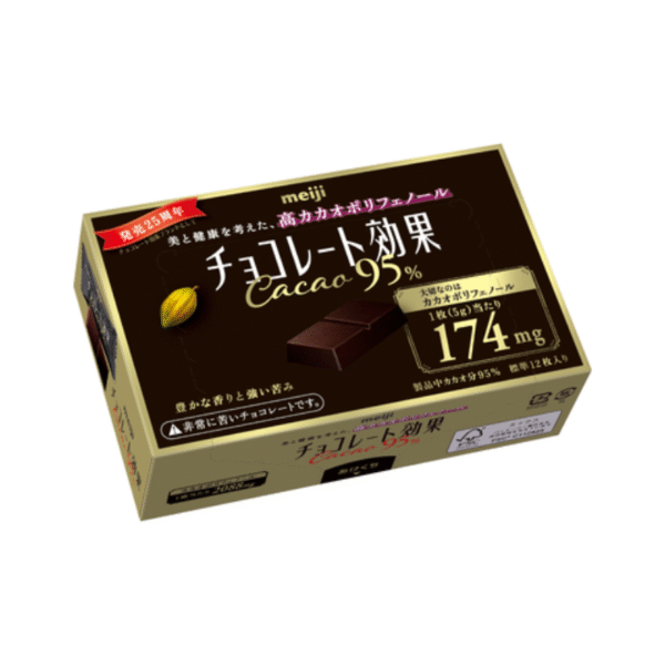 明治 巧克力 甲贺可可 95% 盒装 60g