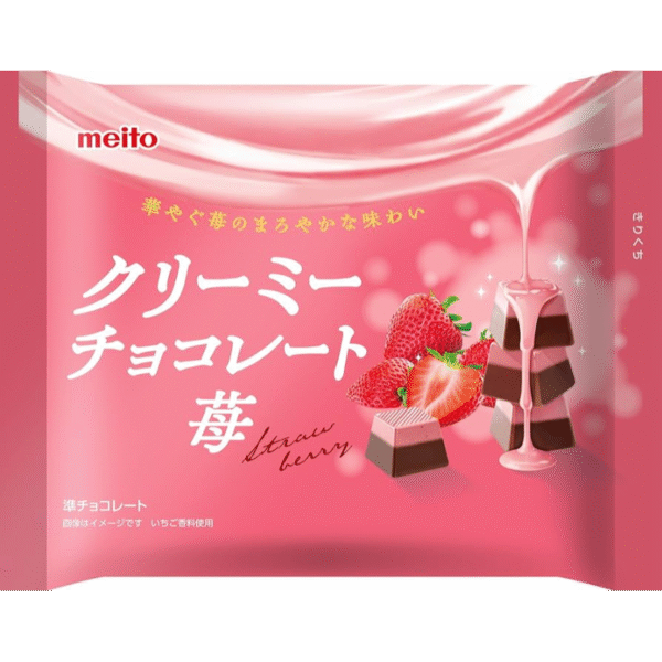 Meito Chocolate Cremoso con Fresa 80g (25/3)
