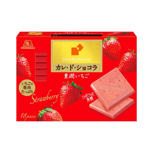 Morinaga Carre De Chocolate Strawberry 18p 88g