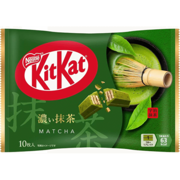 Galletas Nestlé KitKat con sabor a chocolate y matcha (10 peniques, 113 g)