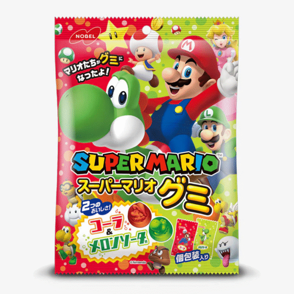 诺贝尔超级马里奥软糖可乐*甜瓜汽水 81.7克