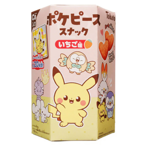 Tohato Poke Peace Snack Strawberry 23g