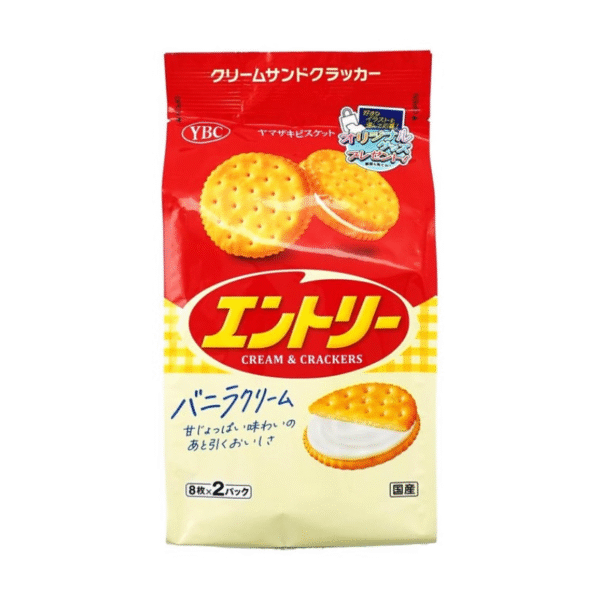 Yamazaki Biscuits Entry Vanilla Cream Sandwich Cracker 16p 132g