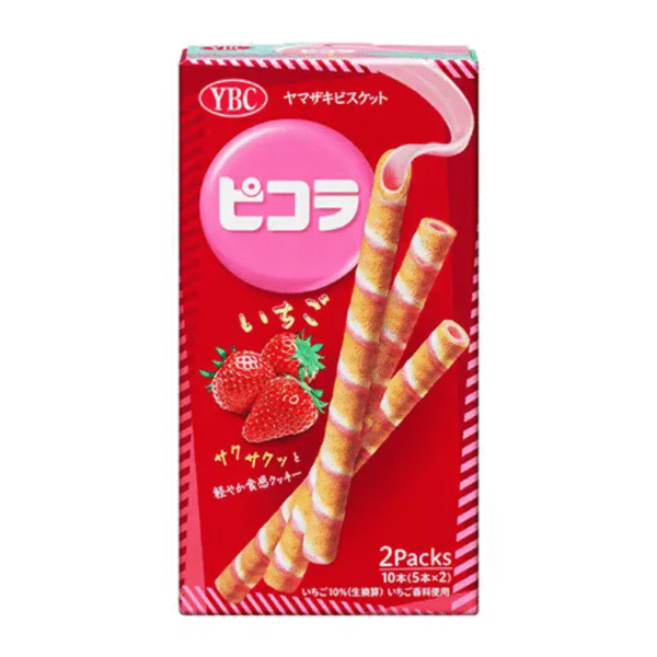 Galletas Yamazaki Picola Roll Cookie (Fresa) 10p 49g<br><br> <br> <br>