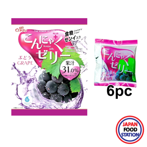Yukiguni Aguri Konjac Jelly (Grape) 6p [Kj]