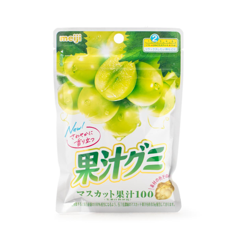 muscat grape MEIJI KAJYU GUMMY MUSCAT 54g Gomitas Meiji Kajyu Masucat 54 g - Imagen 1
