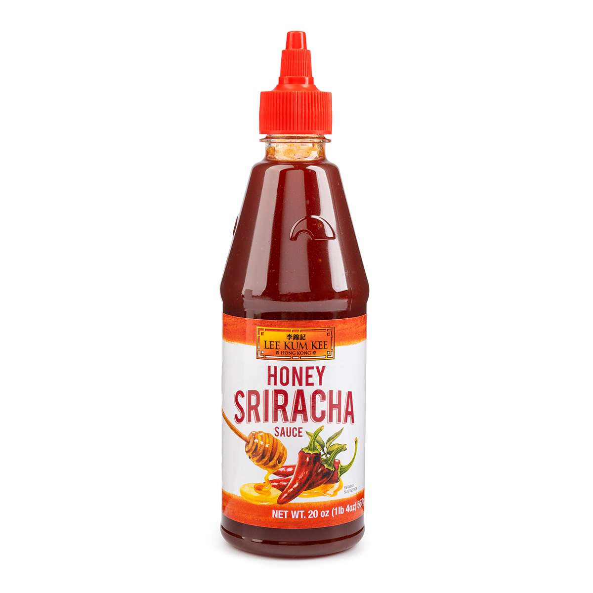 61D6C44E54AEB72A Lee Kum Kee Honey Sriracha Sauce 20oz - Image 1