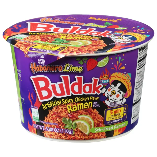 Samyang Buldak Habanero Lime Ramen Big Bowl 3.88oz