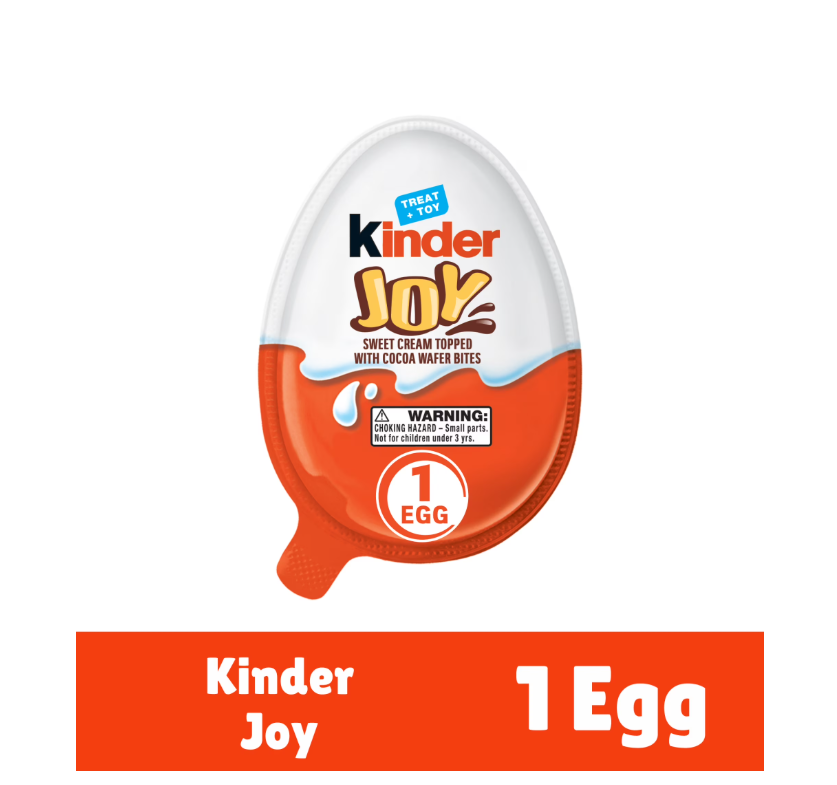 Kinder Joy Chocolate Egg with Sweet Cream, Cocoa Wafer Bites & Surprise Toy 健达奇趣蛋 - 图片 1