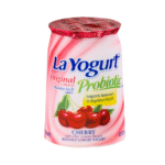 La Yogurt 原味低脂益生菌樱桃味酸奶6盎司