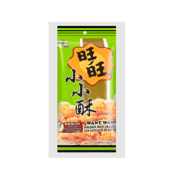 Want Want Golden Rice Cracker Artificial Chicken Flavor 60g