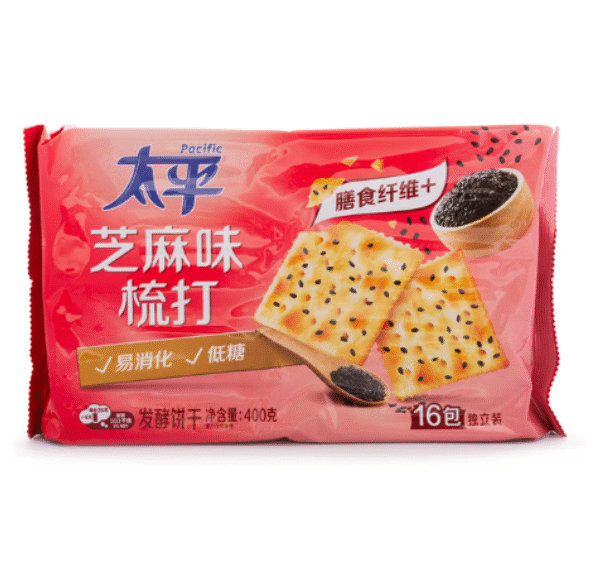 Pacific Sesame Soda Crackers 400g