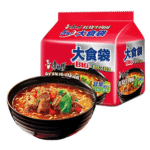 康师傅大食袋红烧牛肉面5袋装