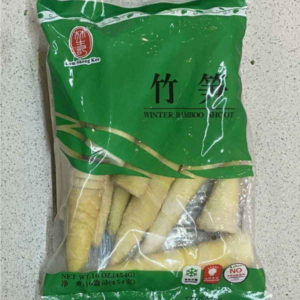 冬季冻竹笋