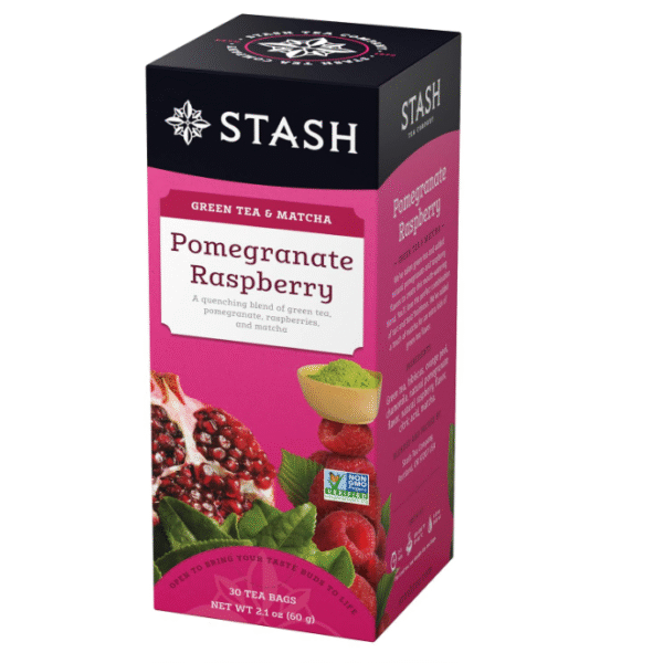 Stash Pomegranate Raspberry & Matcha Green Tea