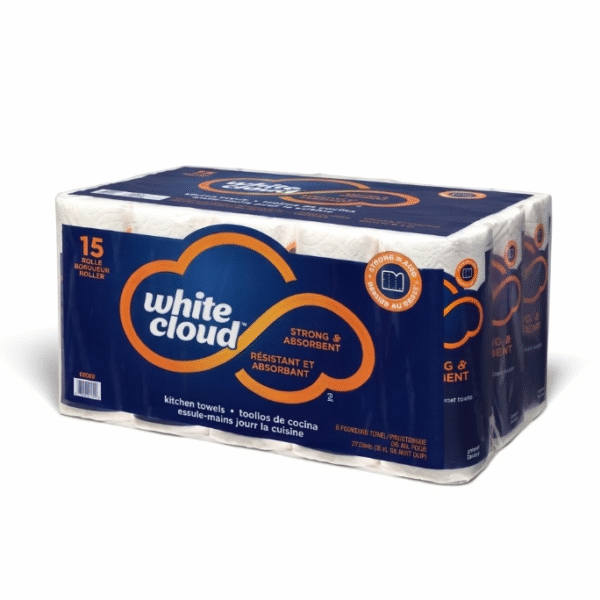 White Cloud-2 Ply Kitchen Towel