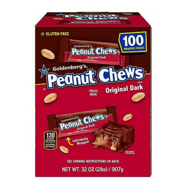 Peanut chews original dark 100ct